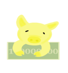 黄金豚 ドジ（個別スタンプ：2）