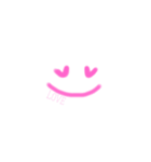 手描き風 絵文字スタンプです（個別スタンプ：2）