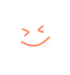 手描き風 絵文字スタンプです（個別スタンプ：6）