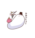 可愛い謎の生き物餅のおもちくんスタンプ2（個別スタンプ：25）