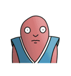 白い人と謎の仲間達（個別スタンプ：19）