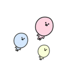 白い人と謎の仲間達（個別スタンプ：31）