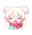 しろくま少年 しあわせスタンプ（個別スタンプ：12）