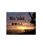 ハワイ語で語る愛！（個別スタンプ：11）