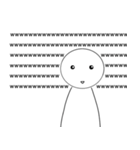 表情豊かなまんまるちゃん（個別スタンプ：4）