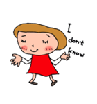 赤いすかーと（個別スタンプ：2）