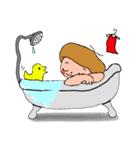 赤いすかーと（個別スタンプ：13）