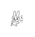 こんにちは♫うさぎスタンプ（個別スタンプ：9）