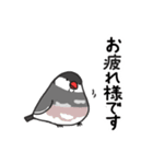 いろんな文鳥あつめました。（個別スタンプ：2）