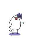 いろんな文鳥あつめました。（個別スタンプ：37）