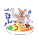 困り顔のトイプーwithアルパカ（個別スタンプ：17）