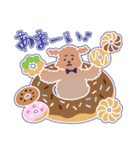 困り顔のトイプーwithアルパカ（個別スタンプ：29）