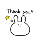 うさぎの"まろ"（個別スタンプ：40）