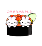 オサレなうさぎの素敵な毎日♪（個別スタンプ：16）