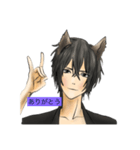 猫兄の挨拶（個別スタンプ：4）