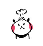 パンダのぷくぷく1（ゆるかわいい手描き（個別スタンプ：3）
