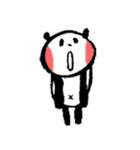 パンダのぷくぷく1（ゆるかわいい手描き（個別スタンプ：9）