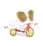 ふわふわパピヨン（個別スタンプ：5）