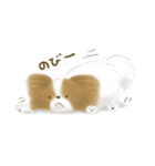 ふわふわパピヨン（個別スタンプ：8）