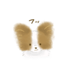 ふわふわパピヨン（個別スタンプ：32）