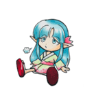 ゆきんこサクラちゃん（個別スタンプ：4）