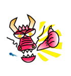 ハッピーレッドドラゴン（個別スタンプ：6）