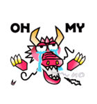 ハッピーレッドドラゴン（個別スタンプ：18）