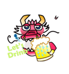 ハッピーレッドドラゴン（個別スタンプ：25）