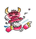 ハッピーレッドドラゴン（個別スタンプ：32）