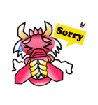 ハッピーレッドドラゴン（個別スタンプ：40）