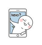 携帯電話の中の友達（個別スタンプ：1）