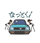 くるまをみがくひと（80’s日本車）（個別スタンプ：3）