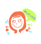 girls messages（個別スタンプ：6）