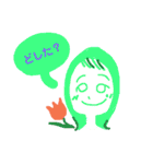 girls messages（個別スタンプ：11）