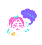 girls messages（個別スタンプ：16）