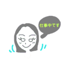 girls messages（個別スタンプ：21）