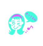 girls messages（個別スタンプ：24）