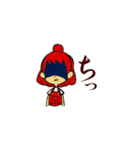赤い女の子（個別スタンプ：13）