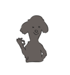 くろい犬ときいろい犬（個別スタンプ：6）
