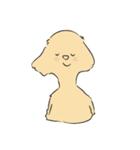 くろい犬ときいろい犬（個別スタンプ：14）