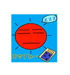 気軽に使える太陽マンスタンプ（個別スタンプ：2）