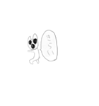 やさしいせかいのうさぎちゃん（個別スタンプ：14）
