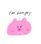 ぶたさんの英会話（個別スタンプ：3）