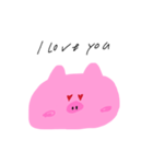 ぶたさんの英会話（個別スタンプ：8）