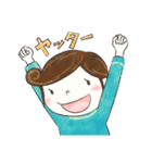 いつものあのこ お気楽スタンプ（個別スタンプ：6）