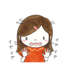 いつものあのこ お気楽スタンプ（個別スタンプ：9）