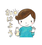 いつものあのこ お気楽スタンプ（個別スタンプ：15）