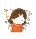 いつものあのこ お気楽スタンプ（個別スタンプ：18）
