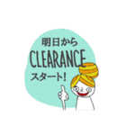 アパレル販売員（個別スタンプ：13）