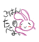 色鉛筆うさぎの日常（個別スタンプ：5）